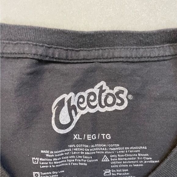 Cheetos Chester Cheetah Graphic T-shirt Men XL Gray Short Sleeve - Picture 4 of 5